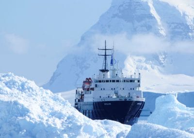 MS Ortelius auf Antarktis-Reise