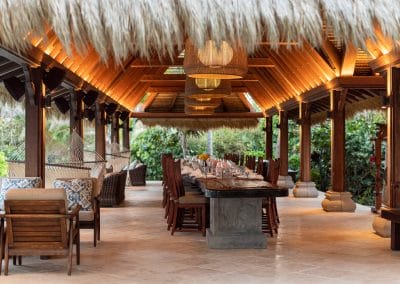 Necker Island, Abendessen