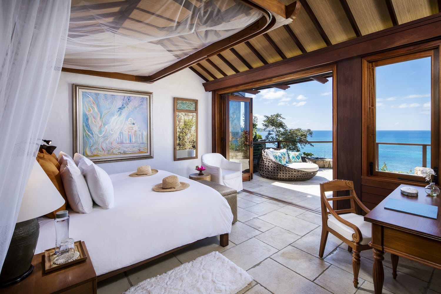 Necker Island, Großes Haus, Gästezimmer