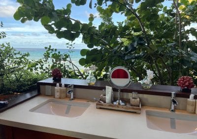 Außenbadezimmer, Necker Island