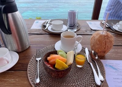 Frühstück, Necker Island